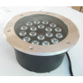 Customized stainless ip67 underground lamp led light 18W aluminum projecting colorful